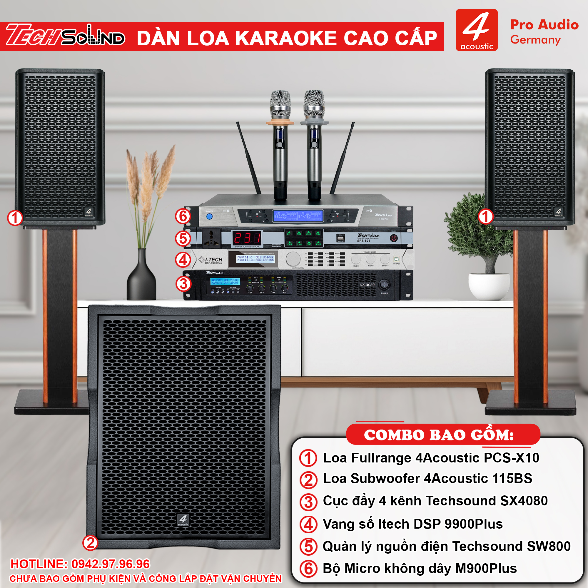 Dàn Loa Karaoke 4Acoustic X10 [07]