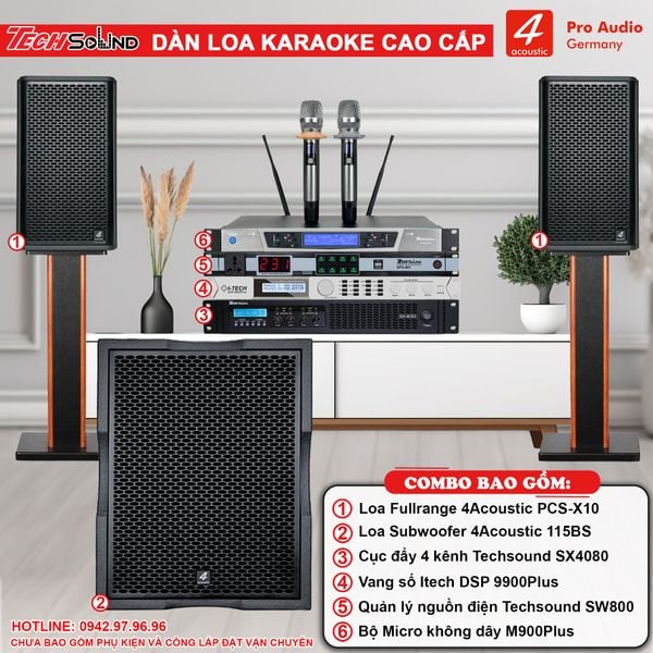 Dàn Loa Karaoke 4Acoustic X10 [07]