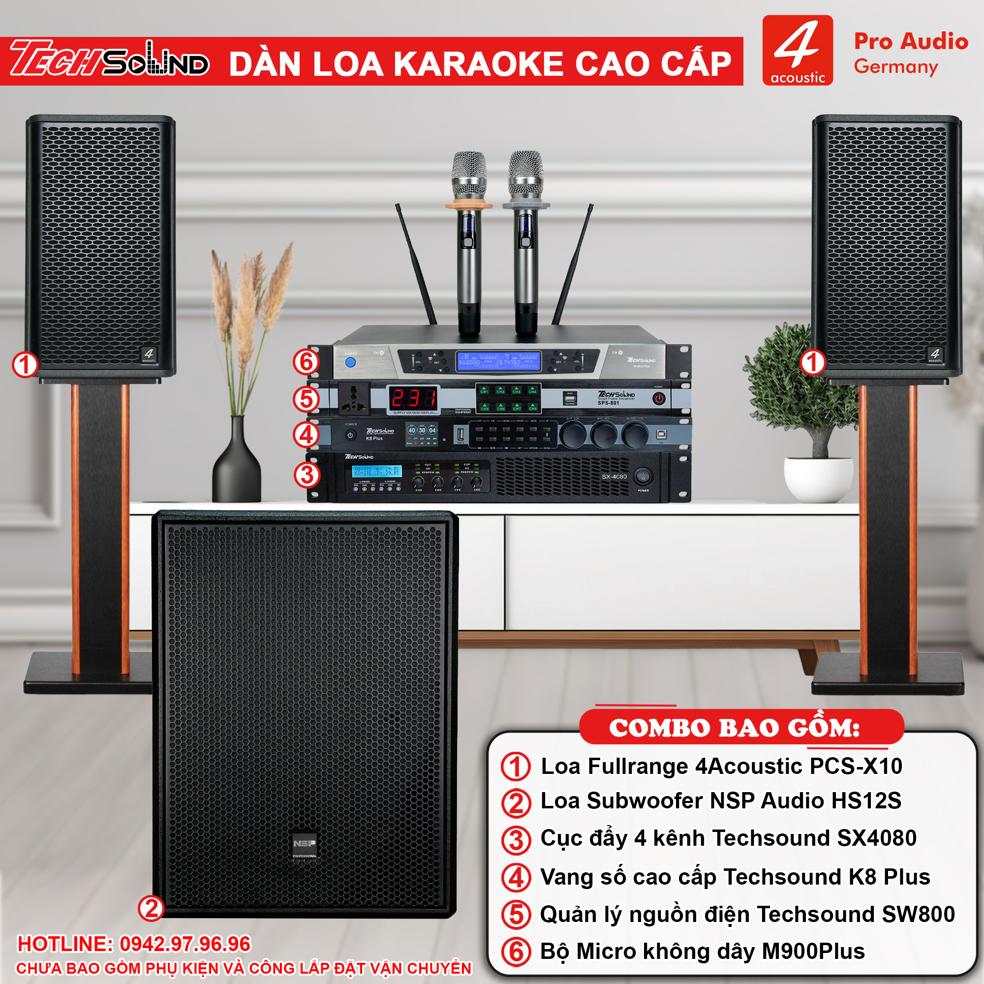 Dàn Loa Karaoke 4Acoustic X10 [06]