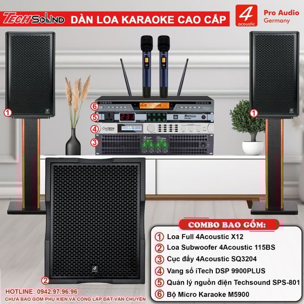 Dàn Loa Karaoke 4Acoustic X12 [03]
