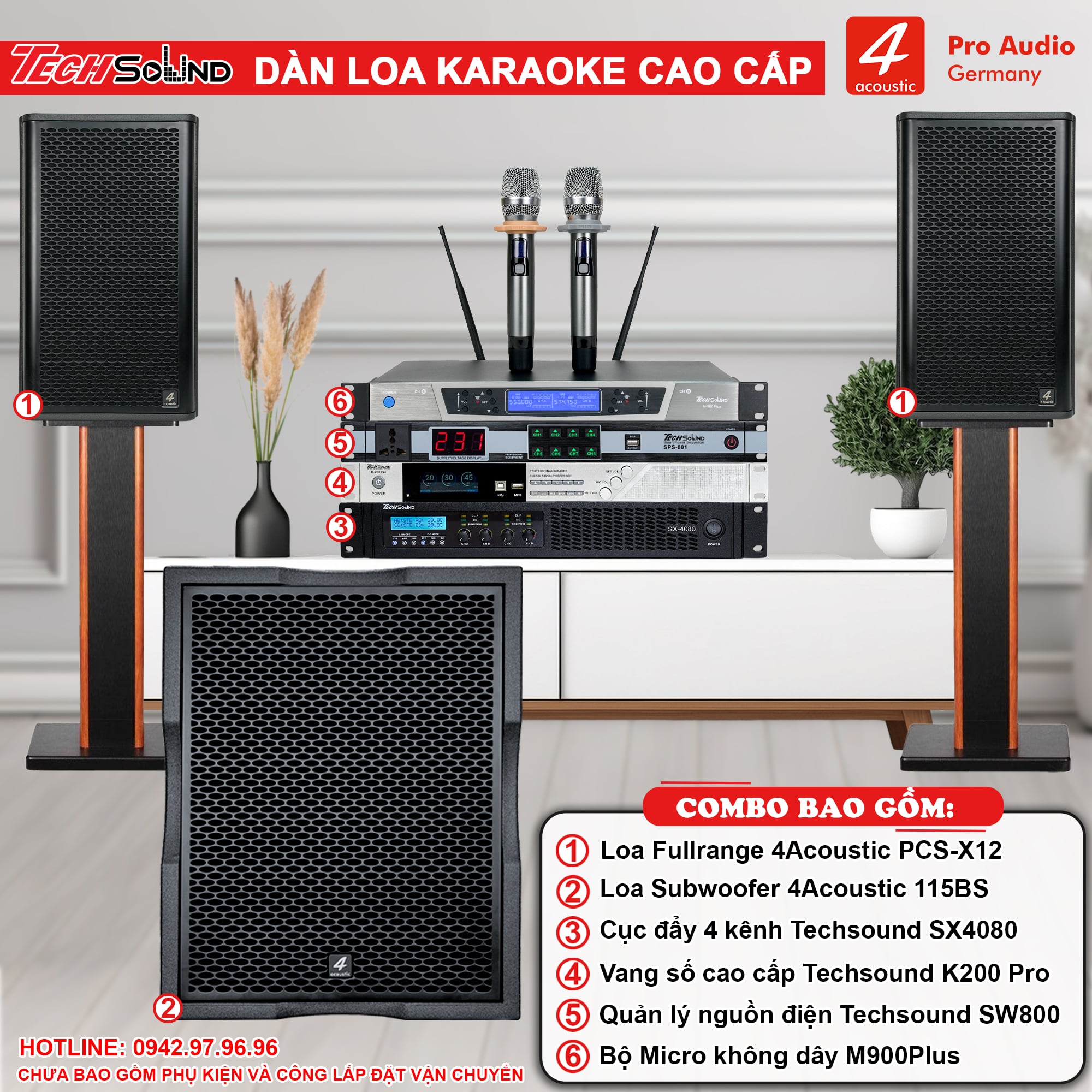 Dàn Loa Karaoke 4Acoustic X12 [05]