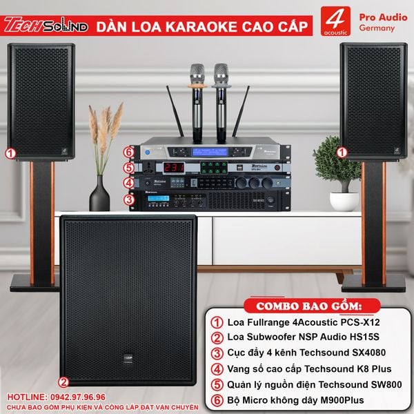 Dàn Loa Karaoke 4Acoustic X12 [06]