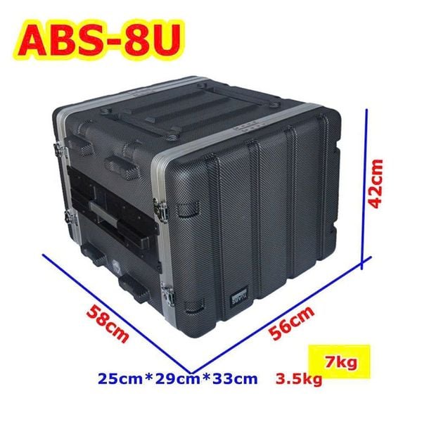 Tủ nhựa đựng thiết bị âm thanh ABS 8U