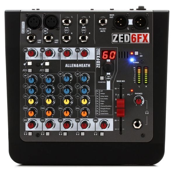 Mixer Analog Allen & Heath ZED-6FX