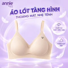 Áo Ngực Bra Su Không Gọng annie Bra 2656 Mềm Mịn Giọt Nước Tàng Hình Không Ngấn Không Lộ Viền