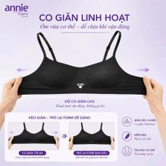 Áo ngực không gọng su đúc cao cấp annie Bra 8552 mút mỏng, mềm mịn, không viền