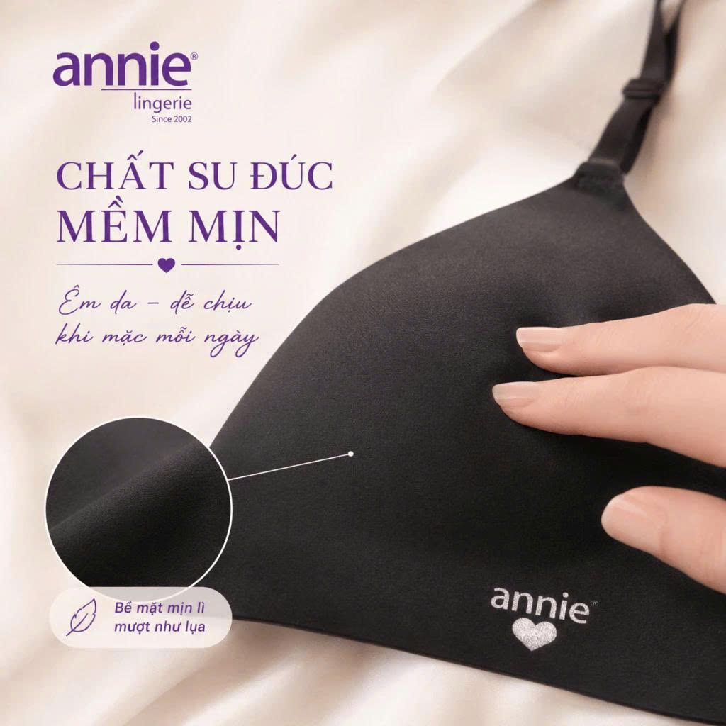 Áo ngực không gọng su đúc cao cấp annie Bra 8552 mút mỏng, mềm mịn, không viền