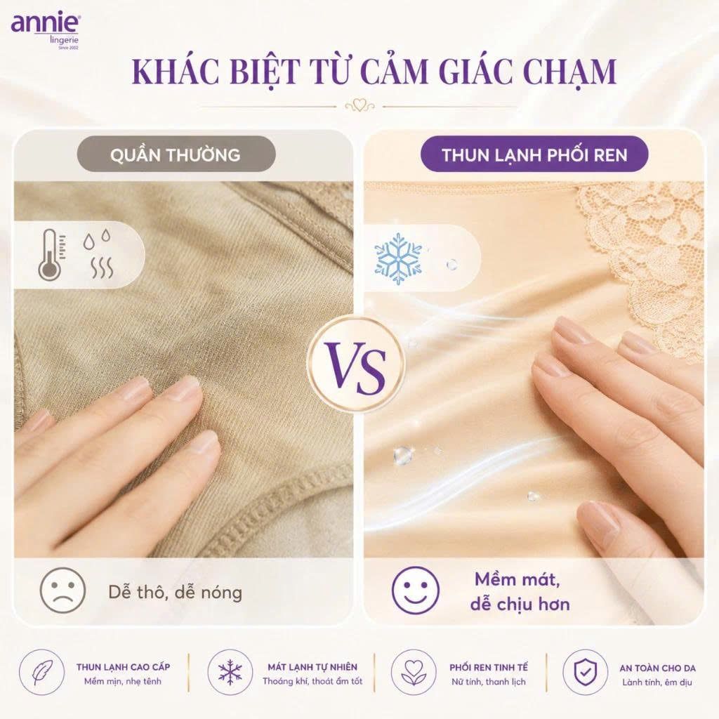 Quần lót nữ cao cấp annie QE 8132
