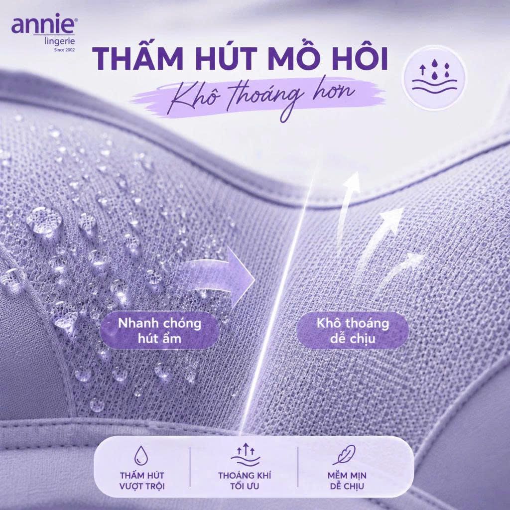 Áo ngực không gọng annie mút mỏng Bra 8139 thoáng mát, nâng nhẹ tự nhiên