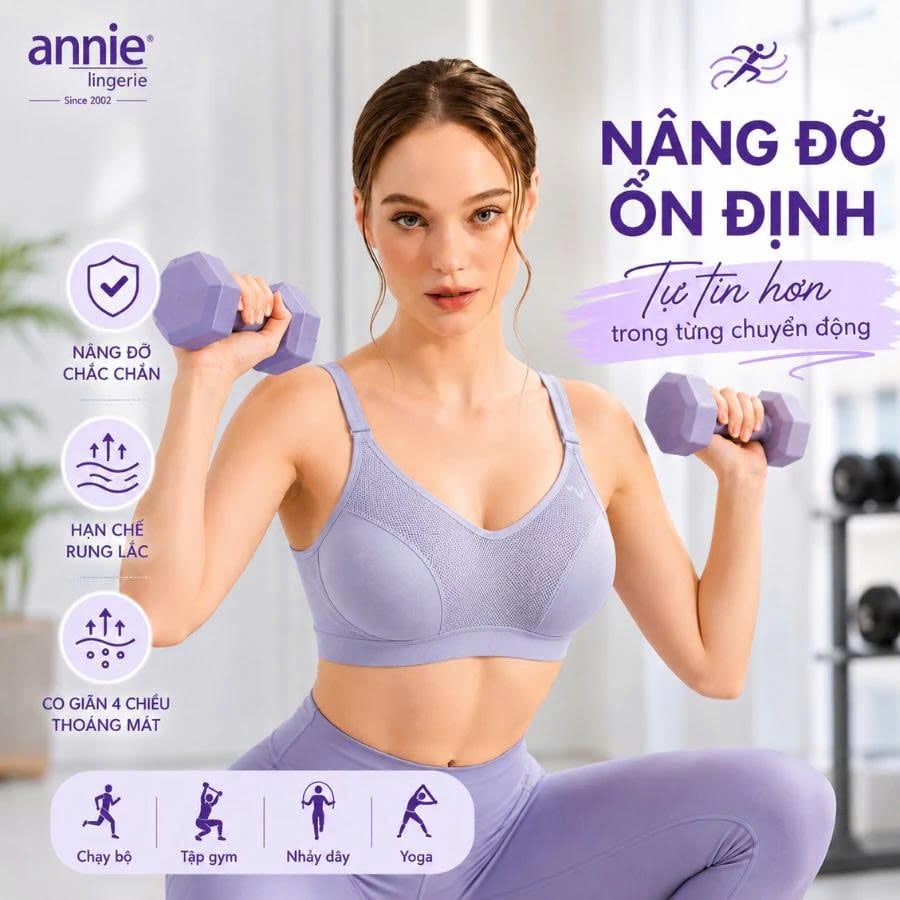 Áo ngực không gọng annie mút mỏng Bra 8139 thoáng mát, nâng nhẹ tự nhiên