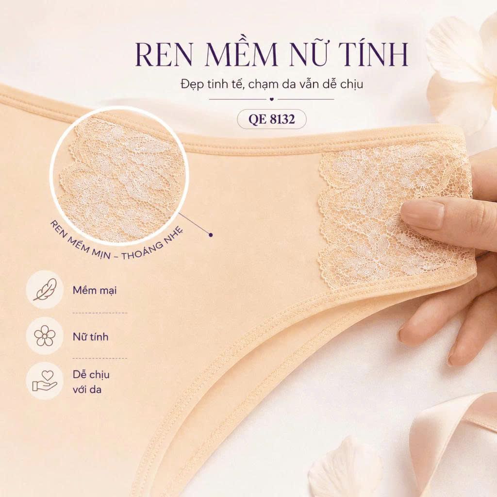 Quần lót nữ cao cấp annie QE 8132