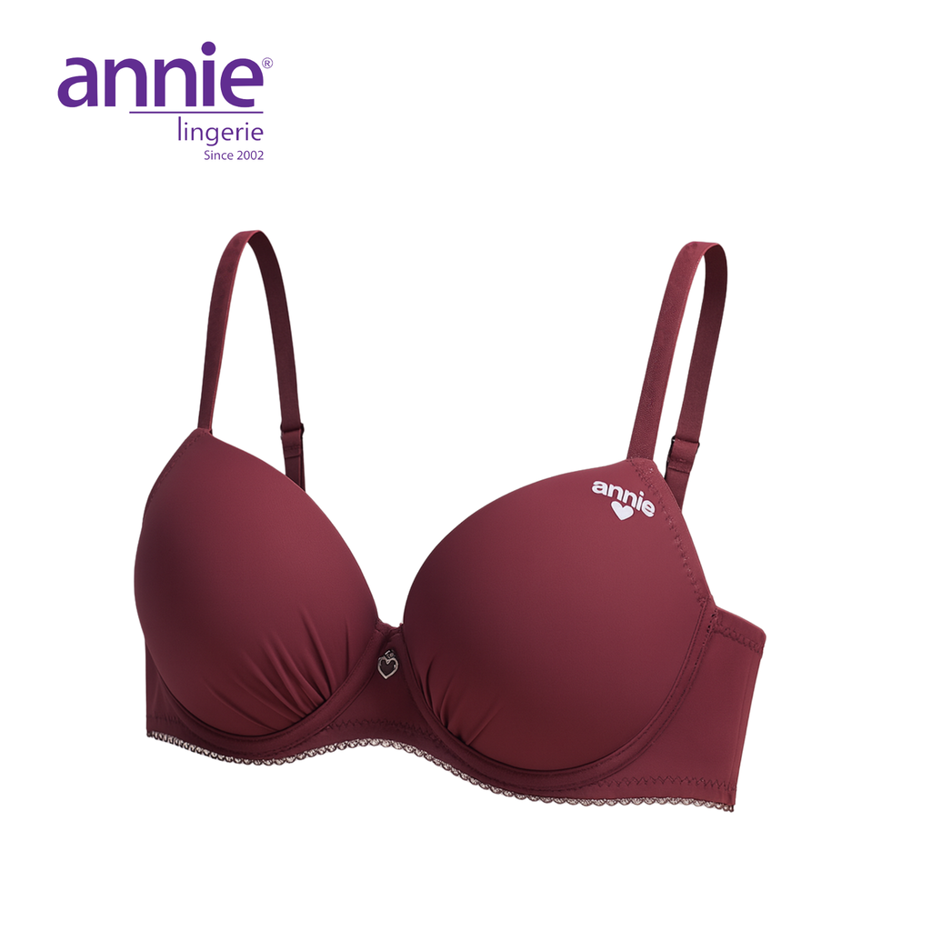 Áo Ngực Nữ annie Bra 8553 Đệm Vừa Quả Nhỏ, Co Giãn Thoải Mái, Nâng Nhẹ