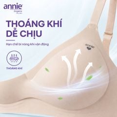Áo Ngực Bra Su Không Gọng annie Bra 2656 Mềm Mịn Giọt Nước Tàng Hình Không Ngấn Không Lộ Viền