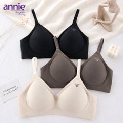 Áo Ngực Bra Su Không Gọng annie Bra 2656 Mềm Mịn Giọt Nước Tàng Hình Không Ngấn Không Lộ Viền