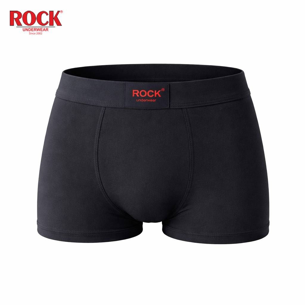 Quần Lót Nam Boxer ROCK QA 1060 Trơn Mát Thoáng Khí Cao Cấp, Quần SỊp Nam Boxer Mềm Mại Thoải Mái Ngày Dài