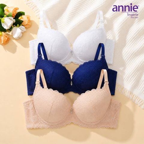 Áo ngực ren định hình cao cấp annie Bra 8155 mút mỏng vừa thoải mái cả ngày