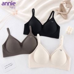Áo Ngực Bra Su Không Gọng annie Bra 2656 Mềm Mịn Giọt Nước Tàng Hình Không Ngấn Không Lộ Viền