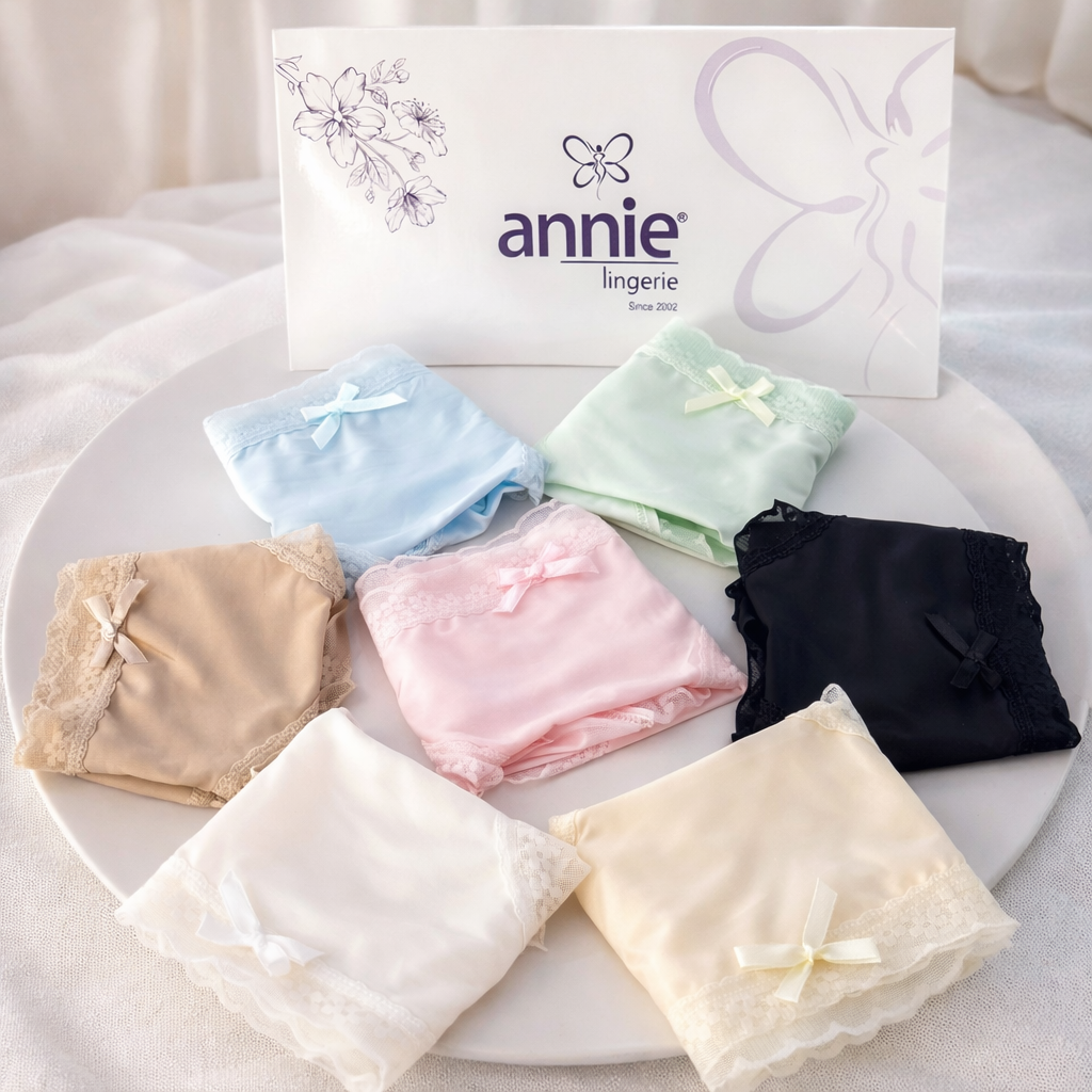 Quần Lót Nữ Su Lụa annie QE 2181 Mềm Mịn, Thoáng Mát, Co Giãn 4 Chiều
