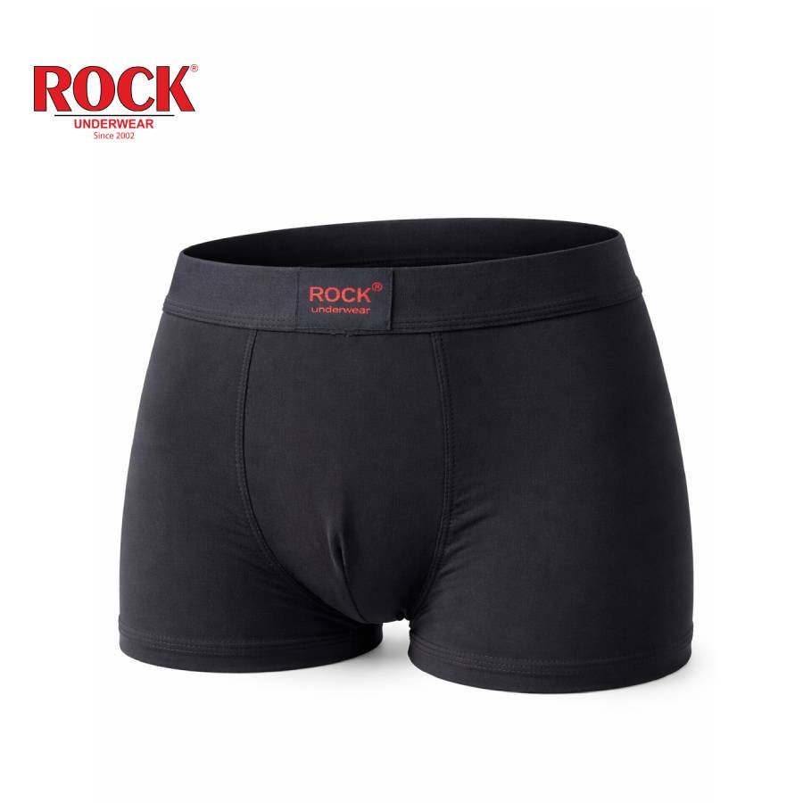 Quần Lót Nam Boxer ROCK QA 1060 Trơn Mát Thoáng Khí Cao Cấp, Quần SỊp Nam Boxer Mềm Mại Thoải Mái Ngày Dài