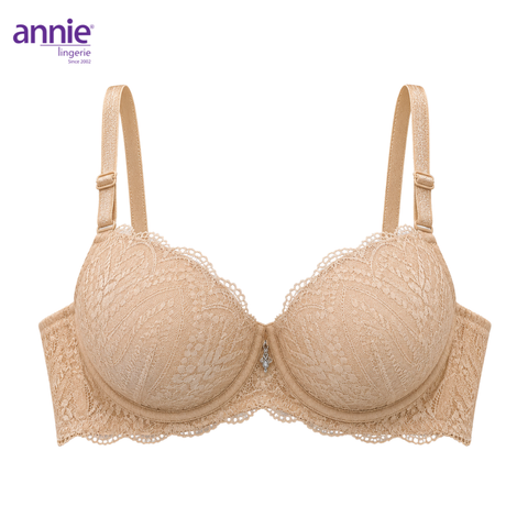 Áo ngực ren cao cấp annie mút nâng vừa cúp B Bra 8154 thanh lịch thoải mái cả ngày