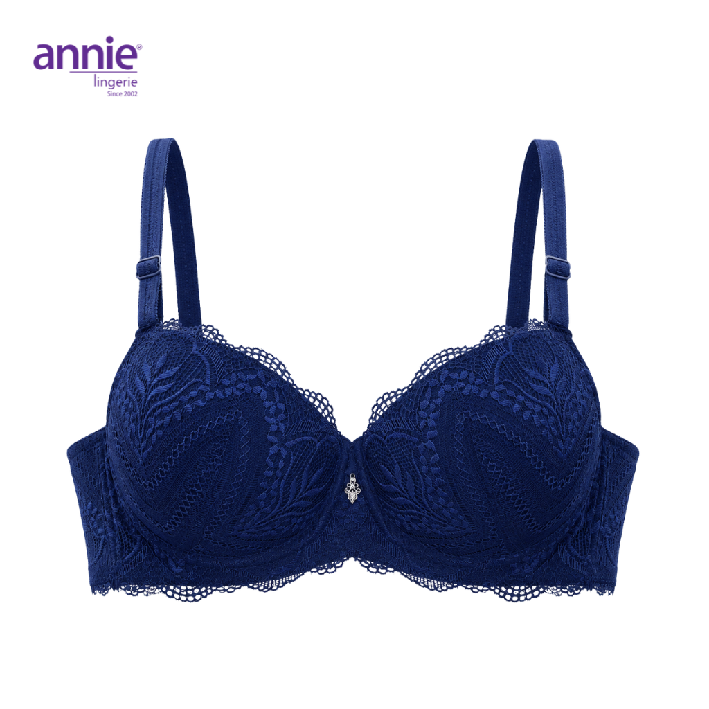 Áo ngực ren cao cấp annie mút nâng vừa cúp B Bra 8154 thanh lịch thoải mái cả ngày