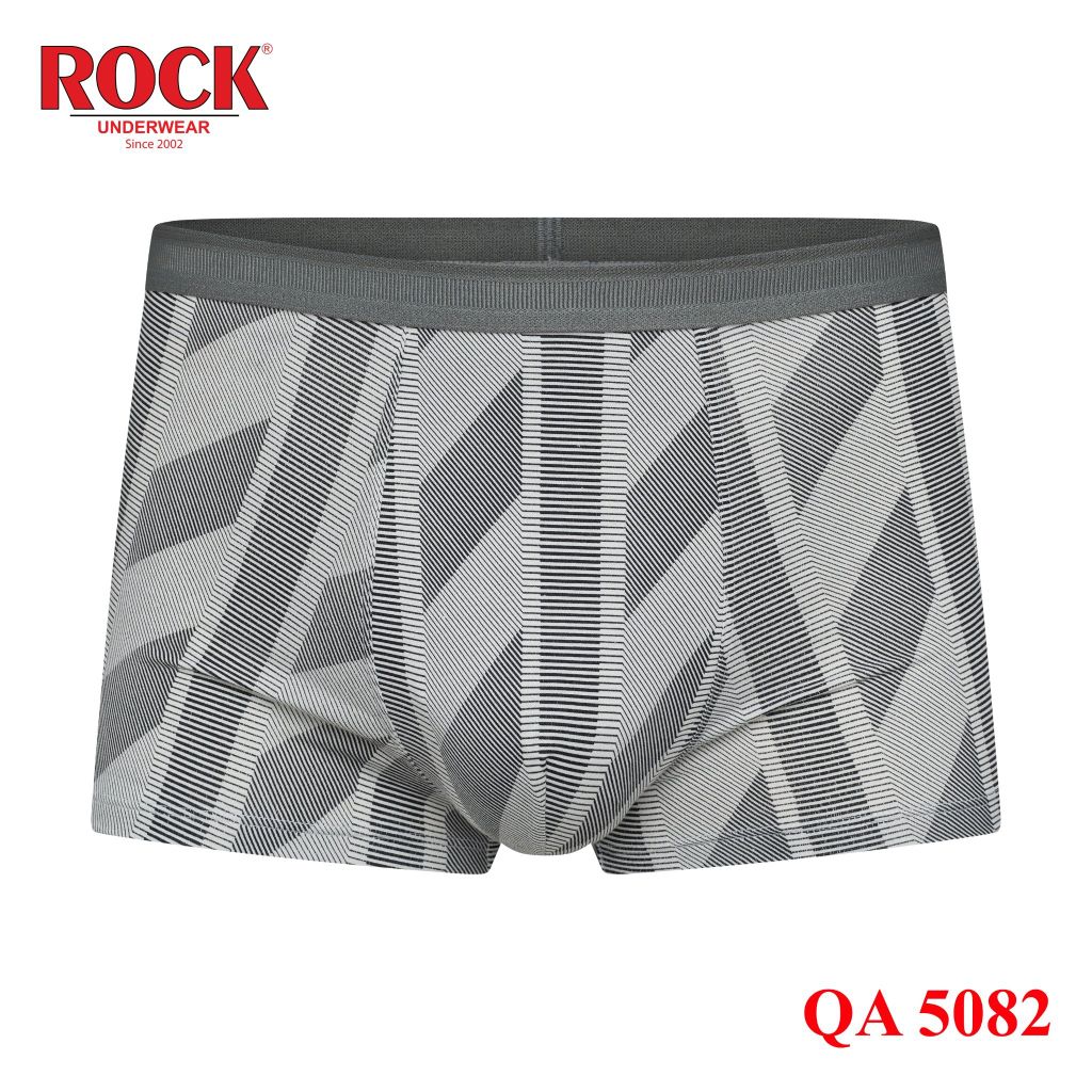 Combo 3 Quần Lót Nam Dạng Đùi Cao Cấp ROCK QA5082 Vải Cotton Co Dãn Thấm Hút