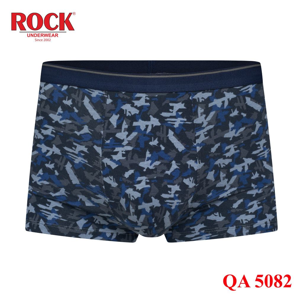 Combo 3 Quần Lót Nam Dạng Đùi Cao Cấp ROCK QA5082 Vải Cotton Co Dãn Thấm Hút