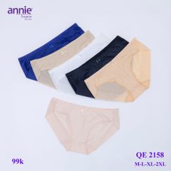 Combo 3 Quần lót nữ cao cấp annie QE 2158 - không viền may, hạn chế vết hằn