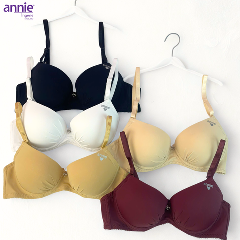 Áo Ngực Nữ annie Bra 8553 Đệm Vừa Quả Nhỏ, Co Giãn Thoải Mái, Nâng Nhẹ