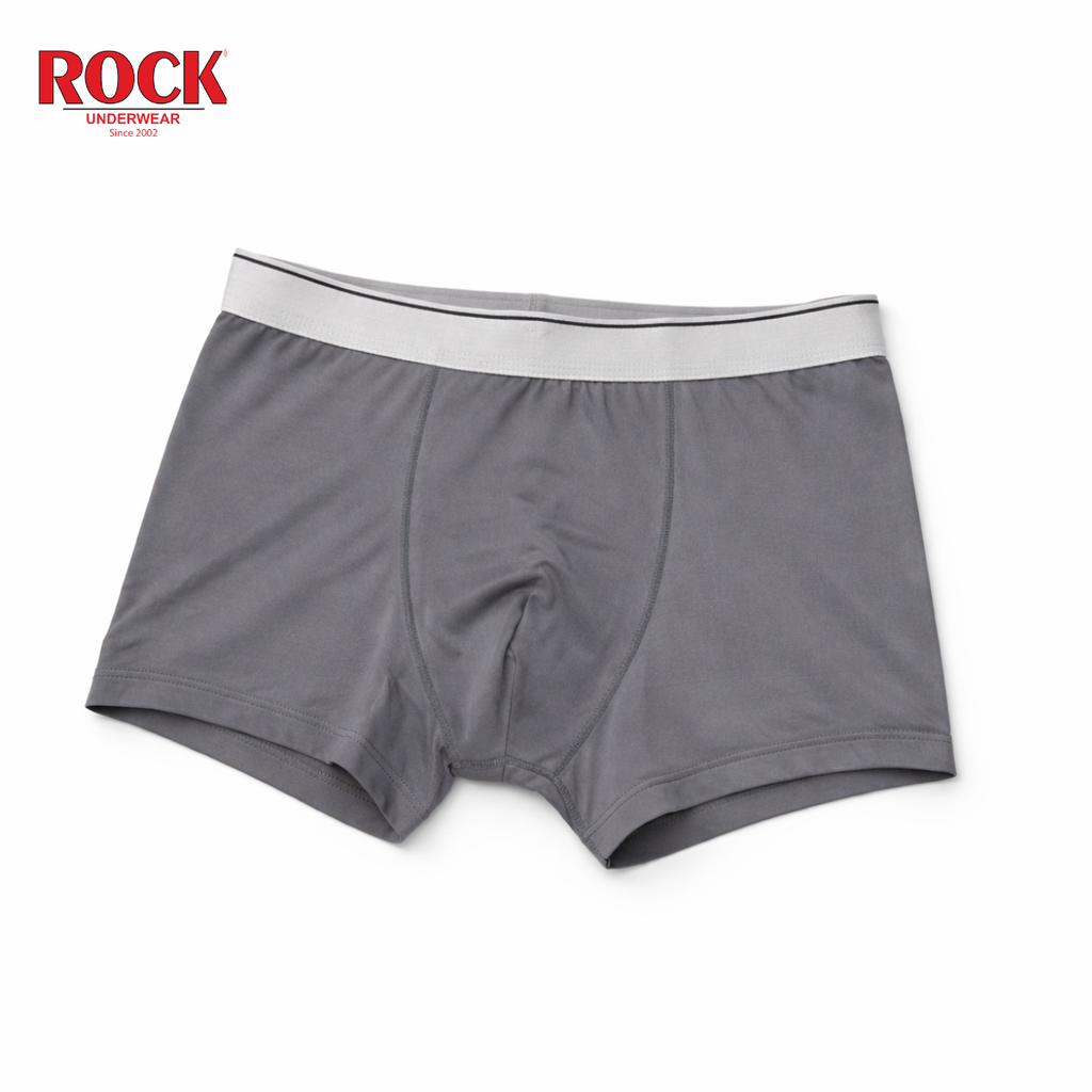 Quần Lót Nam ROCK QA 1032 Trơn Cao Cấp Co Giãn, Quần Sịp Nam Chất Liệu Mềm Mịn, Thoáng Khí