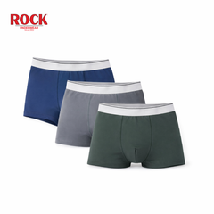 Quần Lót Nam ROCK QA 1032 Trơn Cao Cấp Co Giãn, Quần Sịp Nam Chất Liệu Mềm Mịn, Thoáng Khí