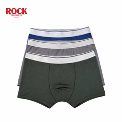 Quần Lót Nam ROCK QA 1032 Trơn Cao Cấp Co Giãn, Quần Sịp Nam Chất Liệu Mềm Mịn, Thoáng Khí