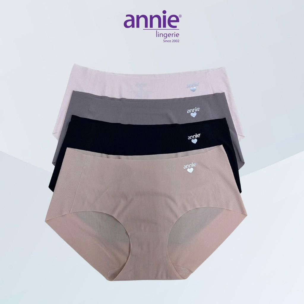 Quần lót đúc su annie QE 4577 lưng cao mỏng nhẹ,tàng hình, mát mẻ cả ngày