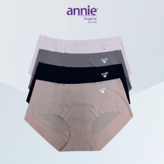 Quần lót đúc su annie QE 4577 lưng cao mỏng nhẹ,tàng hình, mát mẻ cả ngày