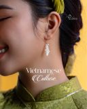  Vietnam lady with Ao dai Necklace | dây chuyền bạc Áo dài | design by MinhtamJewelry 