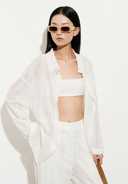  Embroidered Long Sleeve Shirt 