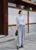  Gray Jersey Balloon Pants 
