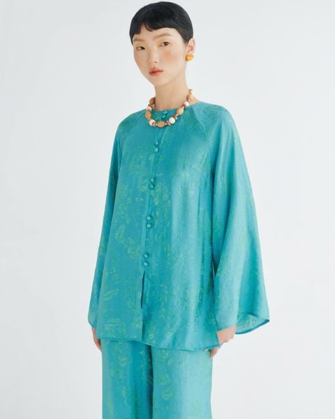  Ba Ba Silk Set - Blue 