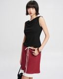  Layered-Hem Skirt 