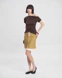  Layered-Hem Skirt 