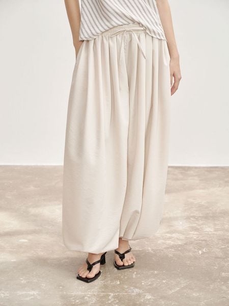  Cream Balloon Pants 