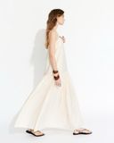  Ivory Flowy Maxi Dress 
