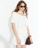  Boat Neck Jersey Top 