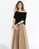  Boat Neck Jersey Top 