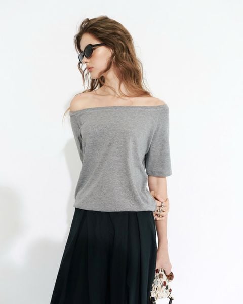  Boat Neck Jersey Top 