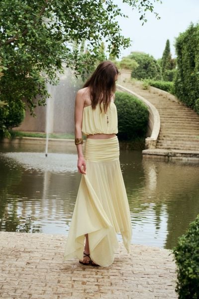  Yellow Flouncy Skirt 