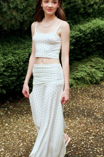  White Dottie Cami Top 