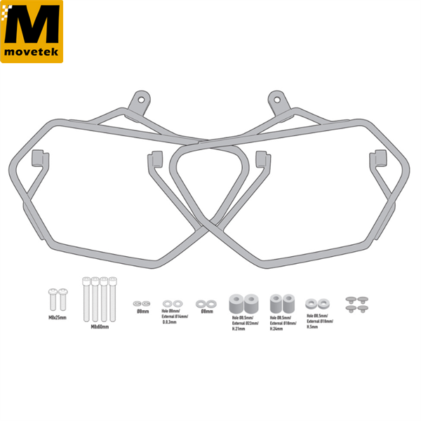 Khung hông gắn túi Givi TE5137 BMW F900R 20-22, F900XR 20-22