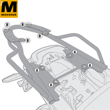 Baga sau Givi SR1139 Honda Crossrunner 15-20