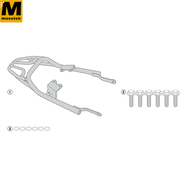 Baga sau Givi SR6410 Triumph Bonneville T100 17, T120